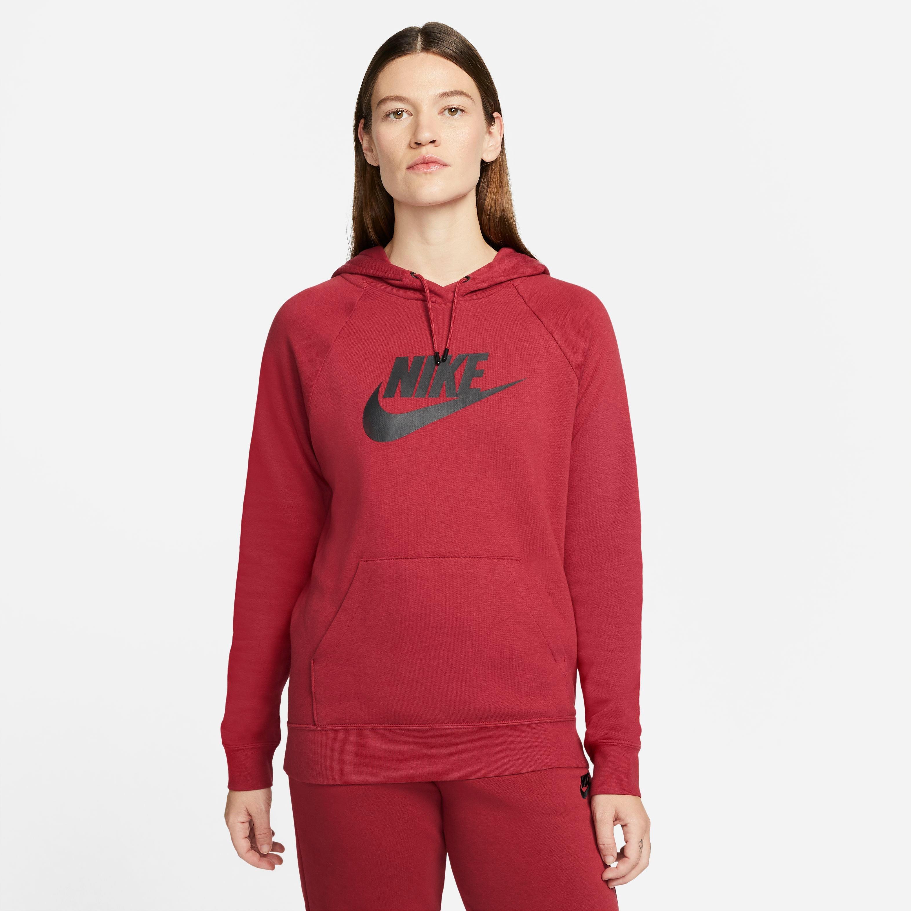 Nike women's sportswear rally hotsell hoodie burgundy